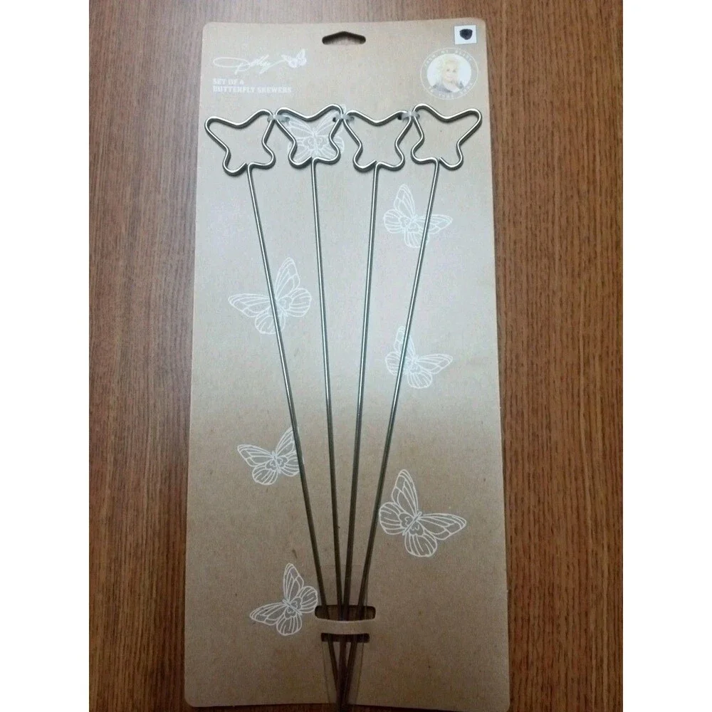Dolly Parton  Set Of 4 Butterfly Skewers SUMMER  2025 NEW